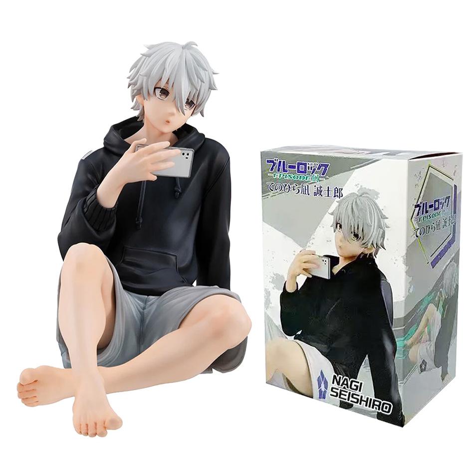 BLUE LOCK Nagi Seishiro Anime Figure White-Haired Shinji Football Model Statue Collectible Christmas Gift Decorations