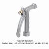 Zinc Alloy Garden Hose Nozzle High Pressure Adjustable Pressure Nozzle  Watering Plants
