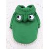 1PC Cute Frog Pet Sweater for Small and Medium Dogs - Green Dog Hoodie with Fun Design - Keep Your Pup Cozy and Stylish