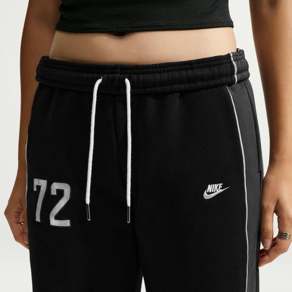 Nike Широкие брюки из флиса Mw Черный парус Iu1125 001ttlblk Парус