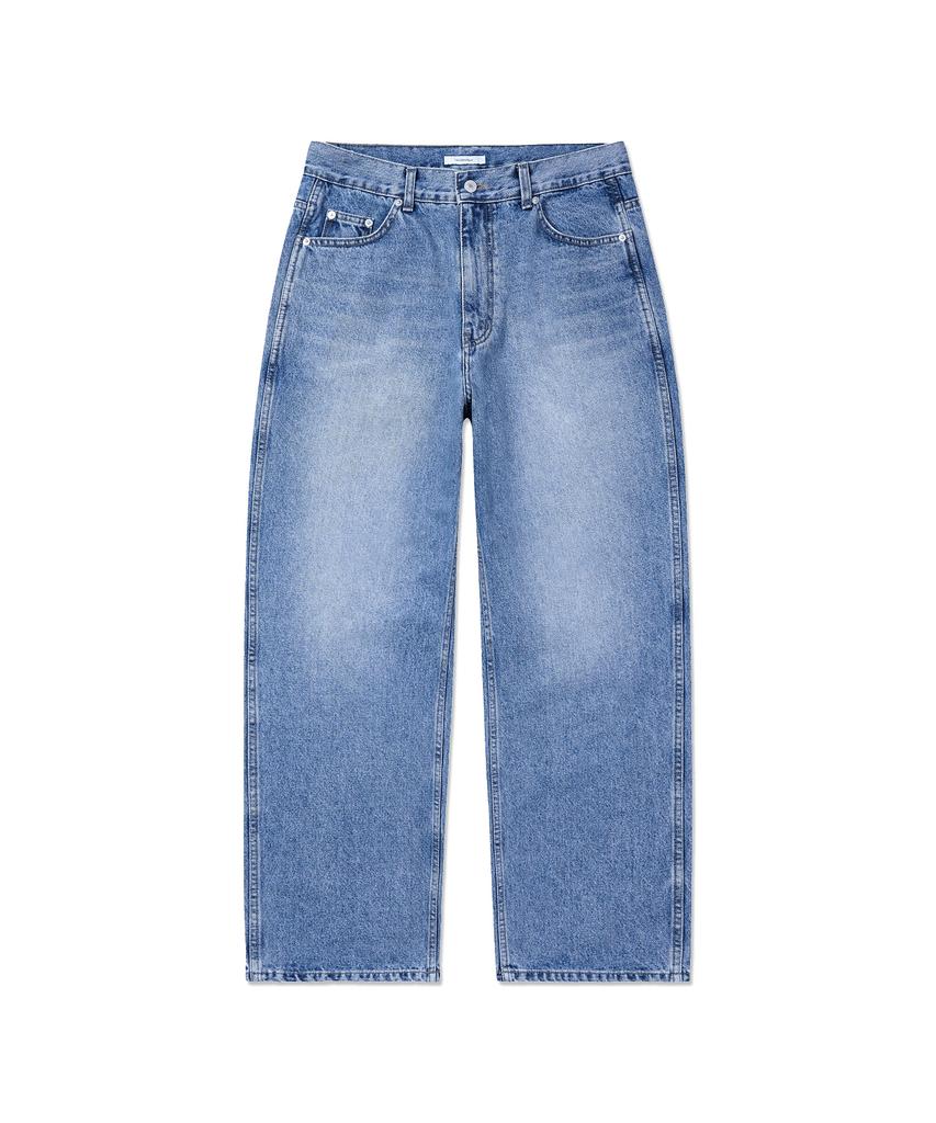 MANNERGRAM Fade Five-Pocket Denim Pants Regular Fit_Fit5 Light Blue