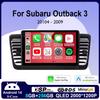 Android 14 Автомагнитола с Carplay Auto для Subaru Outback 3 Legacy 4 2003- 2009 LHD Мультимедийный плеер Стерео GPS WIFI+4G BT DPS