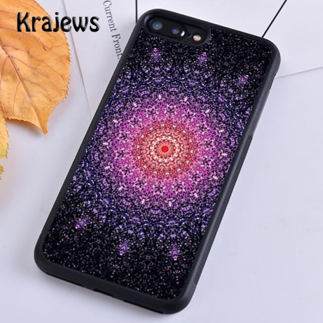 Krajews Чехол-накладка в индийском стиле с яркой мандалой для iPhone 17 Air 16 15 14 plus 11 12 13 pro max coque Fundas