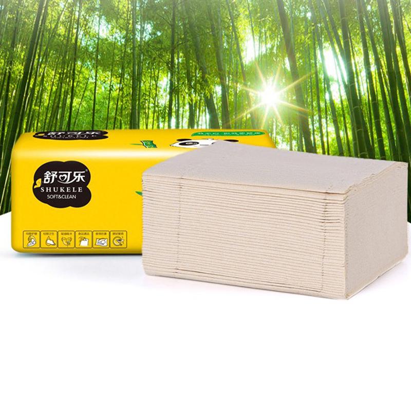 60Pcs/Pack Nature Bamboo Soft Paper Napkin For Table Dinner Paper Tissues