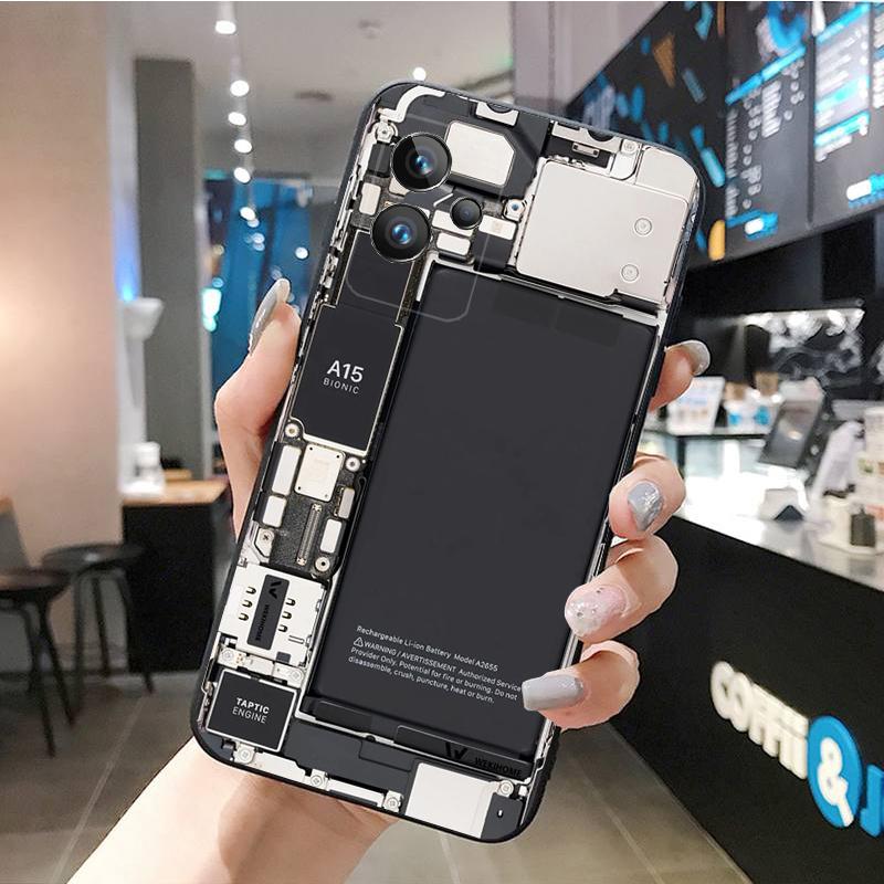 Чехол для телефона Realme GT 2 Pro X2 Pro XT C25S 9 8 7 6 Pro GT Master C3 C21 C21Y C11 C35 C31 X3 SuperZoom, монтажная плата батареи