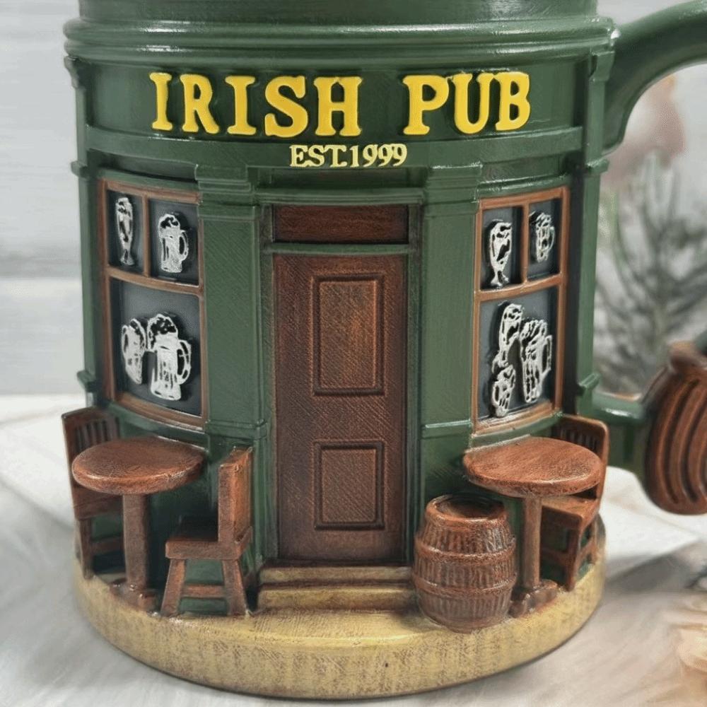 Stainless Steel Liner Pub Mug 300 ML Coffee Cup Perfect Decor 3D Resin Mug Desktop