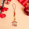 Милый мультфильм китайский Новый год зодиак змея брелок год змеи счастливый брелок подвески сумка подвеска украшение подарки