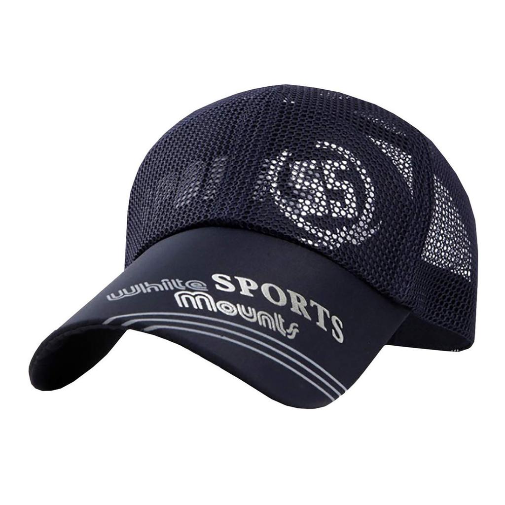 LEX STANDARD Stylish Mesh Cap with Perfect for Sports and Model CH011 Men's Logo, Outdoors, (Navy)
