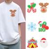 1pc Santa Claus For Clothing Bags Badge Sticker DIY Appliques Cartoon Christmas Emblem Embroidery Patches Iron On