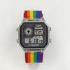 Casio Унисекс ПОДРОСТКОВЫЕ Черные Часы AE-1200WH-1A(Watch3--)