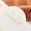 50Pcs Display Cards For Hair Cord Hairpin Handmade Diy Jewelry Cardboard Package