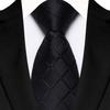 Single Color Mens Necktie Satin Groom Jacquard Luxury Plaid & Checks Ties  Party Accessories