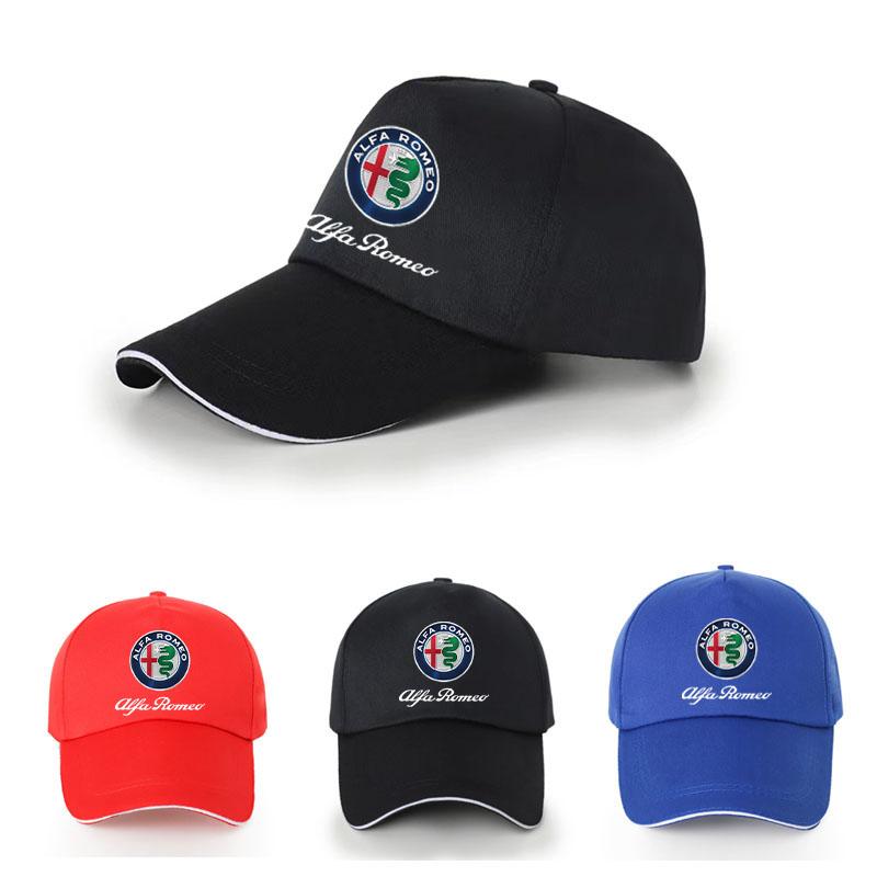 DGJLS1 Car Unisex Cap Casual Plain Baseball Cap Adjustable Snapback Hats For Alfa Romeo giulia stelvio giulietta 159 147 156 Accessorie