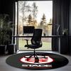 Stade Toulousain Printed Round Rug Carpet Chair Rug Area Rug Entryway Doormats,for Office Chair Living Room Bedroom Kitchen Room.