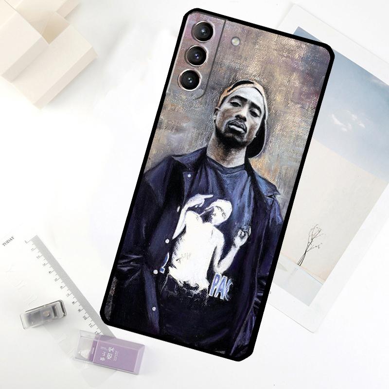 Чехол для телефона Tupac 2Pac Amaru Shakur для Samsung Galaxy S25 S26 Ultra S20 S21 S22 S23 S24 Ultra S10 Plus S25 FE