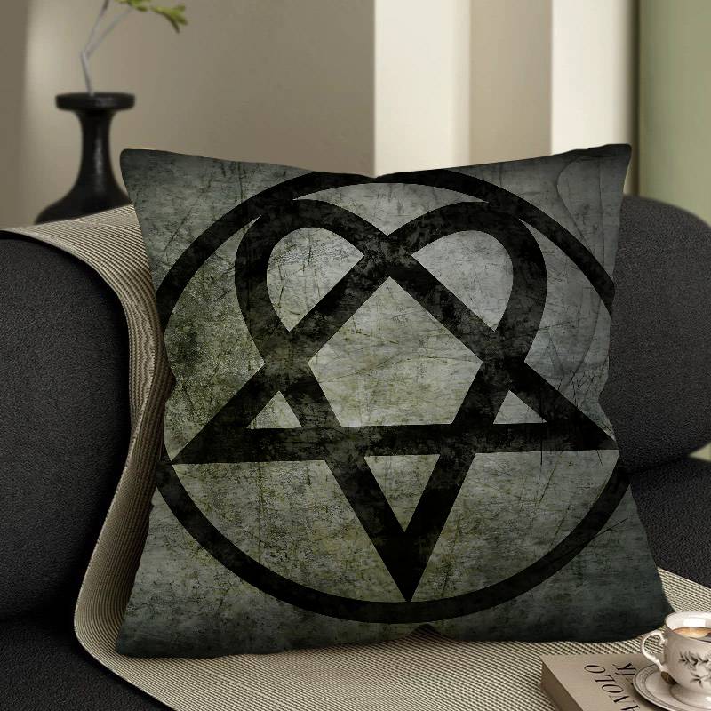 Rock Band H-Him Pillow Cover For Bedroom Room And Living Room Sofa Decorative Cushion Cover