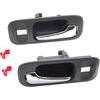 82216 Внутренняя ручка двери переднего водителя для Honda CR-V 1997 1998 1999 2000 2001, Заменяет 72164-S10-A11ZA, Серый корпус с хромированным рычагом