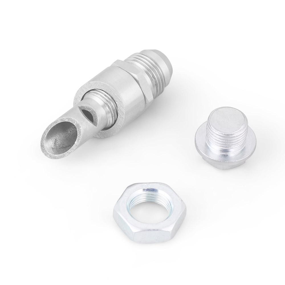 Stainless Steel Exhaust Vacuum Kit Catch Can Vent E-VAC Scavenger Kit includes T304 SS E-VAC fitting