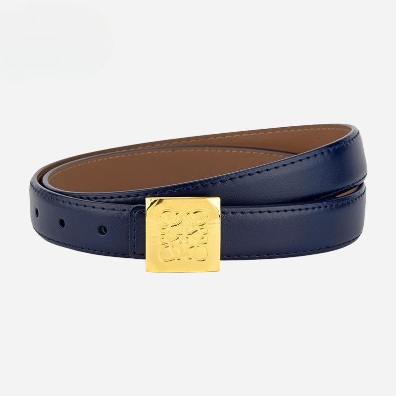 Ins Натуральная Кожа Высококлассный Ремень Женский Цветочная Сплавная Пряжка Нишевый Универсальный Джинсовый Ремень Ремень