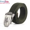 Cozy Up Металлические холщовые ремни с автоматической пряжкой для мужчин, военный тактический мужской ремень, повседневный стиль, мужской ремень 120 см