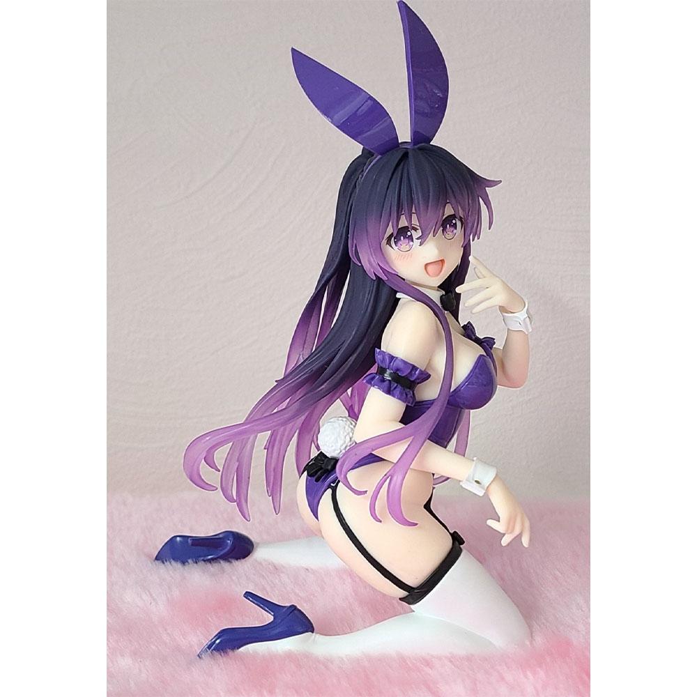 13 см Аниме DATE A LIVE Фигурка Ятогами Тока Девушка-кролик На коленях Аниме Модель Игрушки Подарки Коллекция Украшения Орнаменты ПВХ