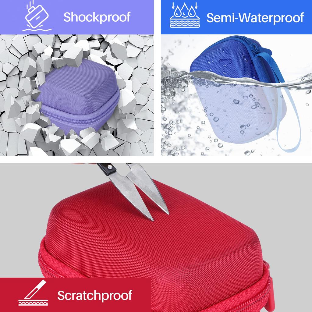 Цифровая камера KODAK PIXPRO FZ55 FZ45 Zoom совместима с футляром для хранения Lebakort (Фиолетовый чехол)