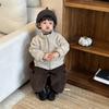 Детский осенне-зимний пальто новый детская одежда детская одежда зима мальчики утолщенный свитер комплект