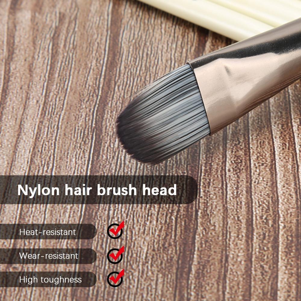 10PCS Multi Size Tips Nylon Fiber Painting Brushes Artist Painting Tool Set Gouache Coloring