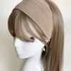 1 шт. Минималистичная вязаная повязка на голову, Повседневная спортивная повязка в стиле колледжа, Универсальные аксессуары для мужчин и женщин, Круглогодичное использование, Аксессуары для волос