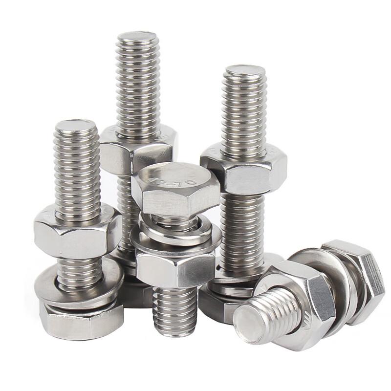 James 304 Stainless Steel Hex Screw Bolt & Nut Set