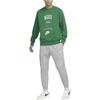 Nike Клубная флисовая толстовка с круглым вырезом и надписью Мужские топы Зеленые FN2611-365