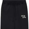 New Era Колледж Серия Renewal SS24 Вышитая буква Затягивающийся шнурок Манжеты Брюки-свитшот Унисекс брюки Черный 14187420