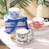 Британская Высококачественная Керамическая Чашка Подарок Чайная Чашка Кофейная Чашка Блюдце Набор Чашка для Воды Премиальный Сувенир Послеобеденный Чай
