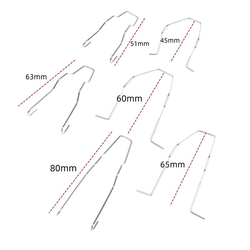 6 шт. Металлические пружинные зажимы для лампочек фар H1 H3 H4 H7, фиксатор лампочек фар автомобиля, пружинные зажимы, пряжки