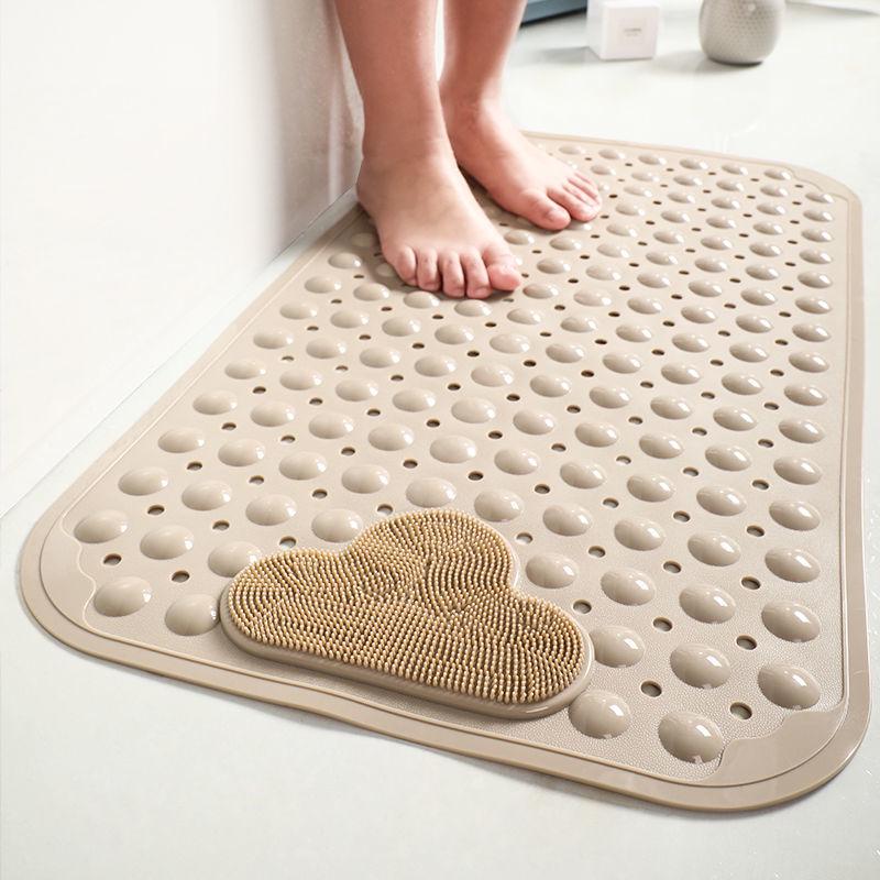 Non-Slip TPE Suction Cup Bath Mat for Shower or Tub