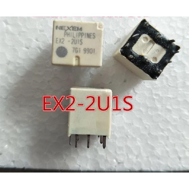10pcs EX2-2U1S EX2 2U1S 12V 25A automatic relay DIP10 car relay EX2-2U1 for BMW Yinglang Automotive Central Control Relay 150OHM