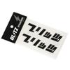 BLITZ BLITZ Katakana Logo 100mm Black of 13556 Sticker, Wide, (Pack 2)