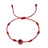 Braided- Turkish Blue Eyes Red Rope Eye Bracelet Devil's Eye Bracelet Bracelet Adjustable Red Rope Amulet- For Women Men
