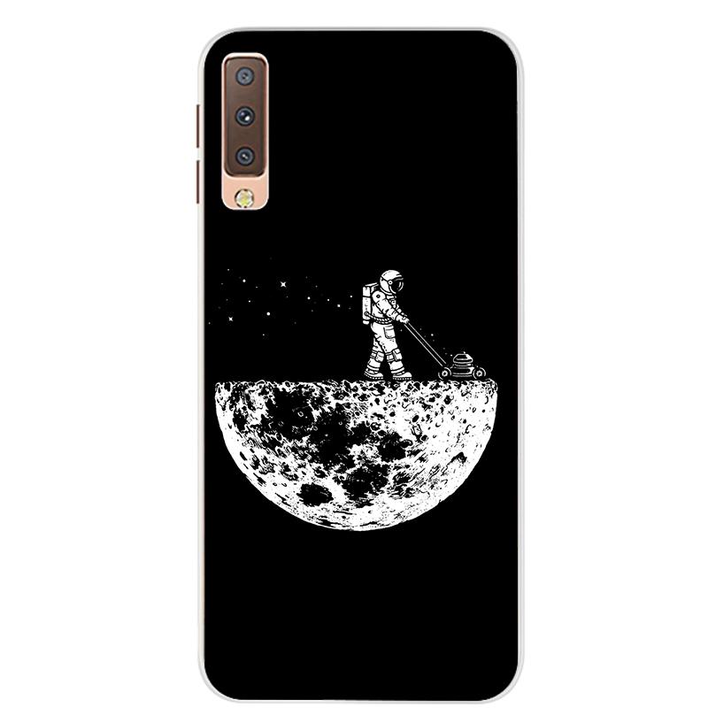 Чехлы для Samsung Galaxy A7 2018, силиконовый цветной чехол для телефона, чехол для Samsung A7 2018 A750 A750F, защитный корпус 6,0 дюймов