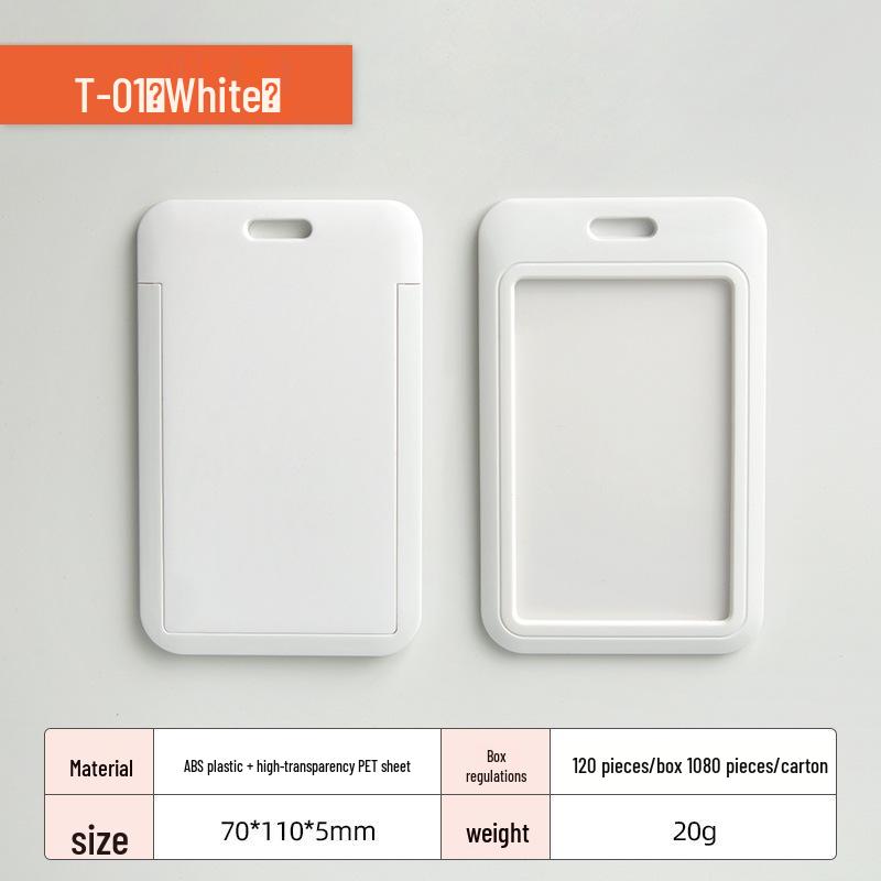 Student Campus ID and Access Card Holder for Bus, Meal, Room Cards - Hard Shell, Custom Printing Available.