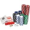 XIAXIN Casino Poker Set Roulette Blackjack Reversible Play Mat Характеристики игрового коврика 300 игральных костей алюминий (Шашан) ЗА-410+ЗА-411 (ЕВРО + фишки, карты,