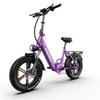 Электровелосипед Kingbull Literide 20" с широкими покрышками, мотор 500 Вт, городской складной электровелосипед для взрослых, 48 В 13,5 Ач, двойные дисковые тормоза, максимальная нагрузка 150 кг