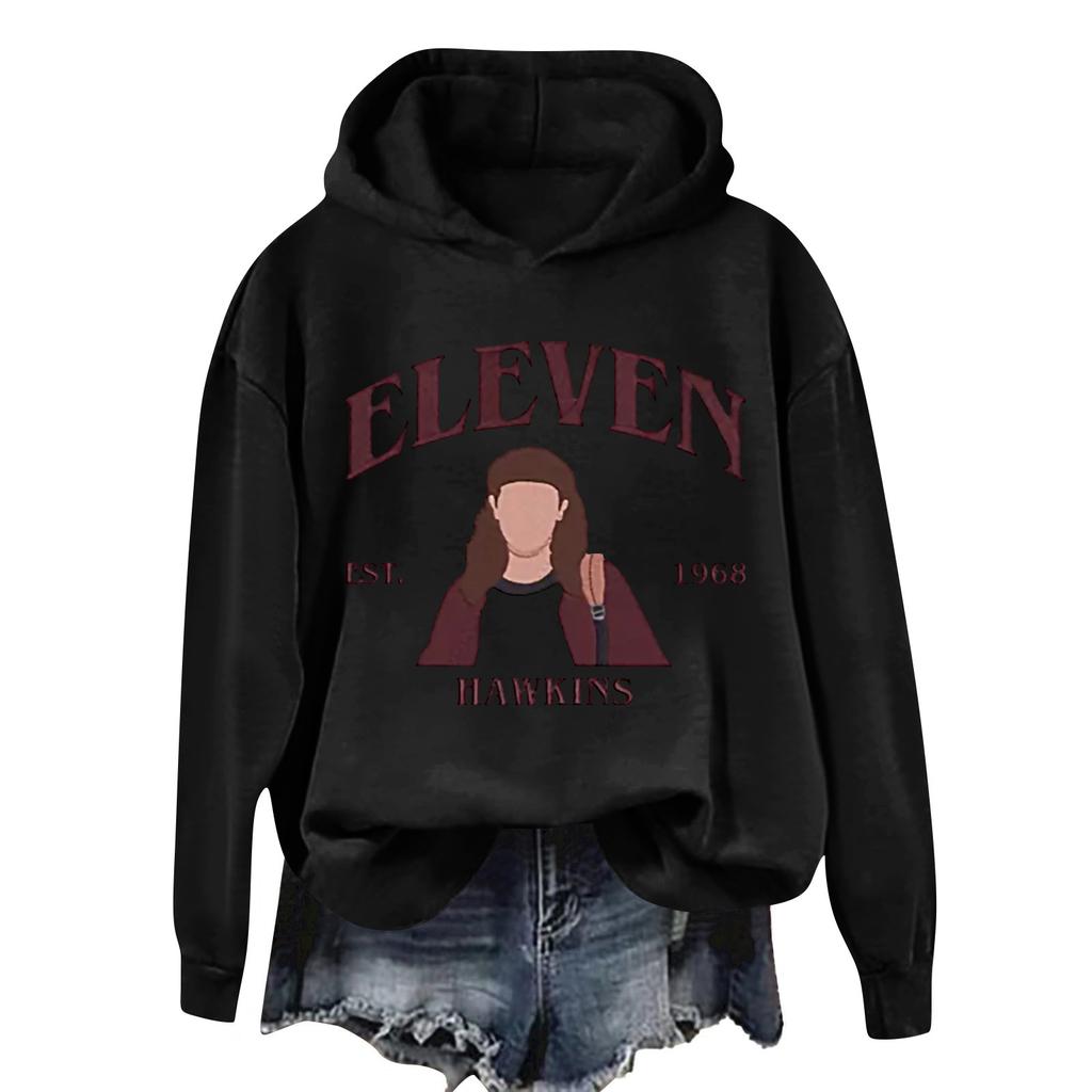 Women's And Men's Unisex Fashion Outfit Sweatsuit  Printed Long Sleeved  Casual Hooded Sweatshirt