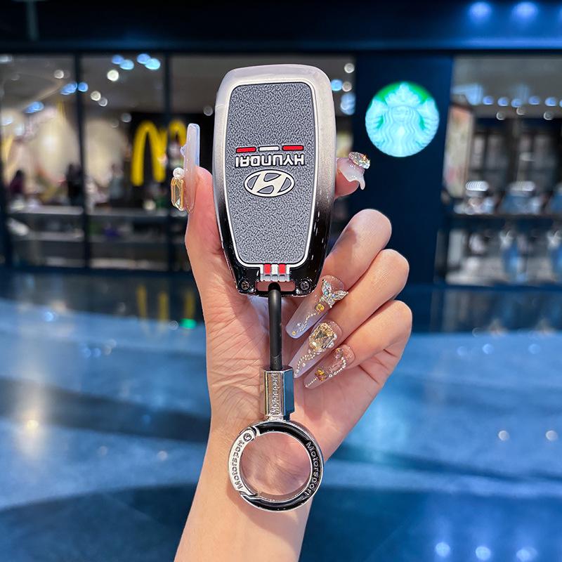 Чехол для ключа Hyundai Elantra & ix35 Verna - Металлический складной чехол для 20 моделей