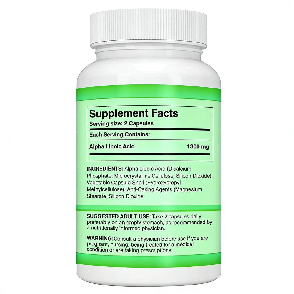 Coolkin is rich in alpha-lipoic acid, 650mg dietary supplement capsules, suitable for both men and women.