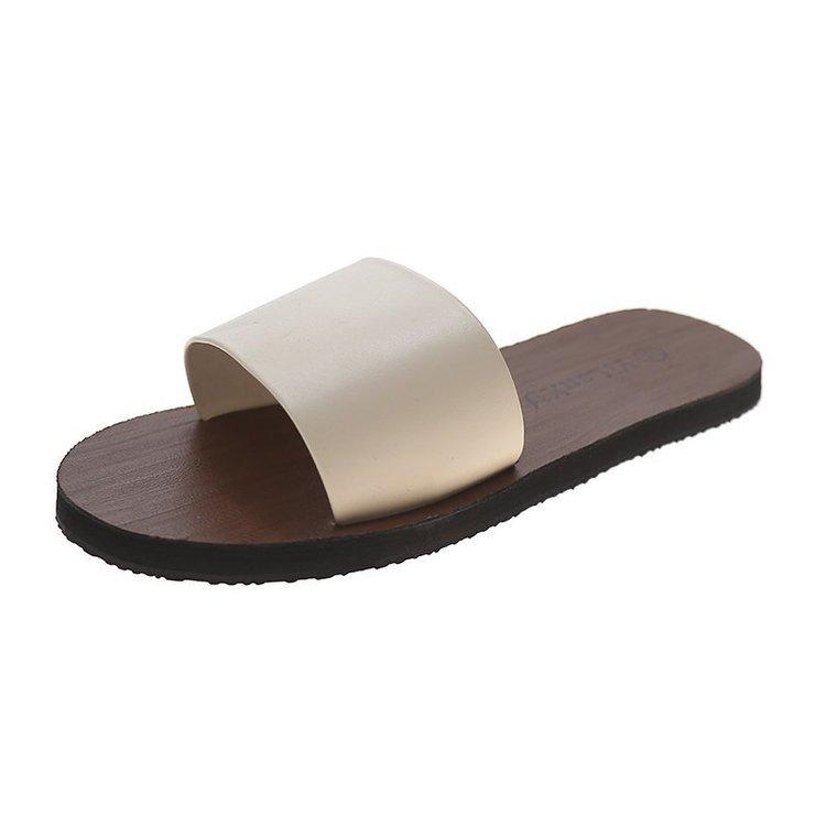 Женские сандалии 2024 года, летние повседневные удобные пляжные тапочки, модные сандалии на плоской подошве, женские уличные тапочки с закрытым носком Zapatillas Muje