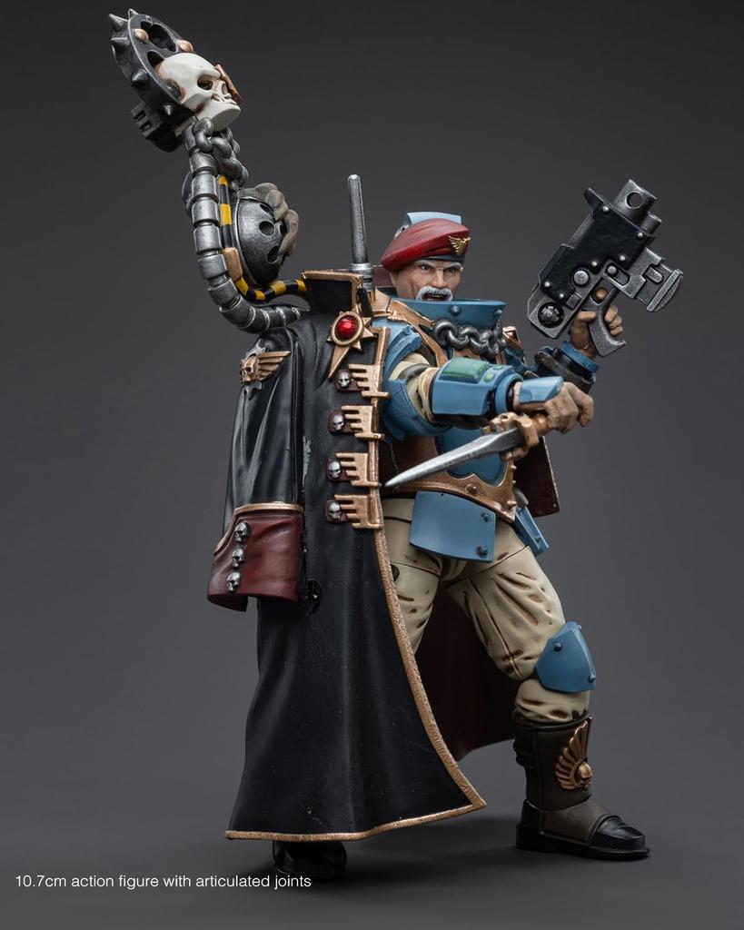 Pipigirl JoyToy 40K Authentic Licensed Movable Astra Militarum Tempestus Scions Command Squad 55th Kappic Eagles Tempestor 4 Inch Action Figure Anime