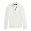 Polo Ralph Lauren Solid Color Small Pony Logo Stand Collar Half Zip Long Sleeve Kids Tops White 323953023-003