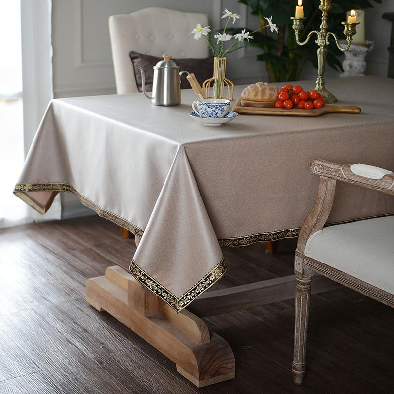 Водонепроницаемый и маслостойкий настольный коврик для гостиной, домашняя скатерть, европейский стиль, ткань для обеденного стола, ткань для журнального столика