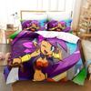 Новый Shantae Half-Genie Hero Комплект постельного белья Односпальный Двуспальный Полный Размер King Size Размеры Комплект постельного белья Взрослые Дети Постельное белье для спальни Комплекты пододеяльников 3D